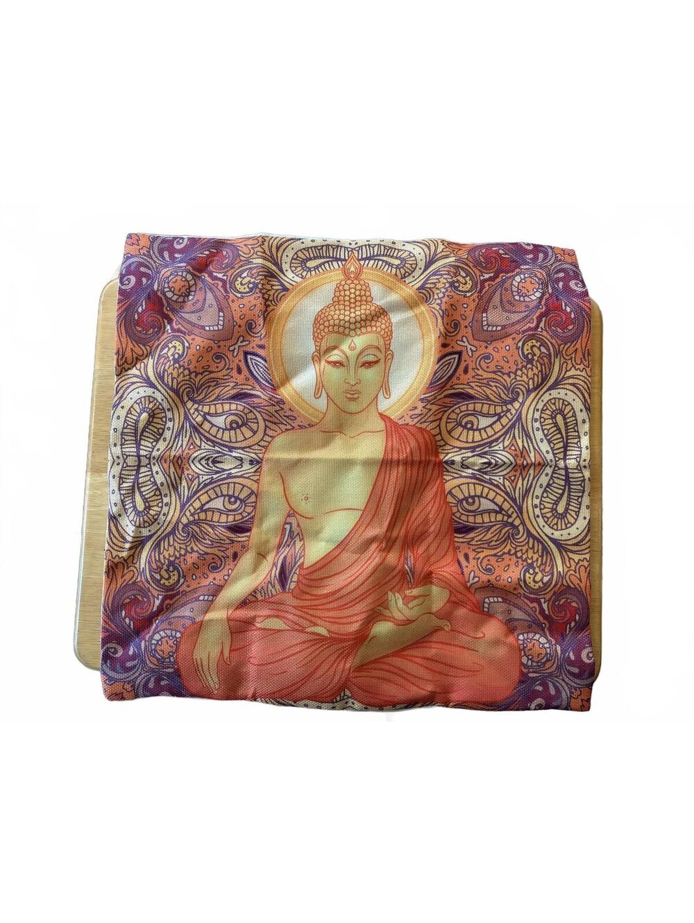 Decorative Buddha Print Cushion Cover